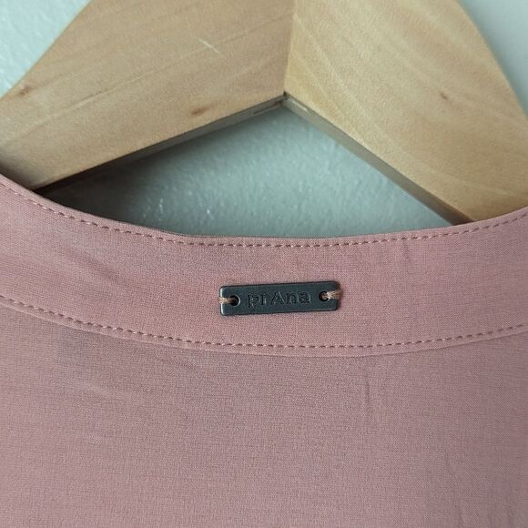 prAna Oversized Button Front Cloud Pink Effortless Everyday Shirt Sz M - Picture 7 of 13